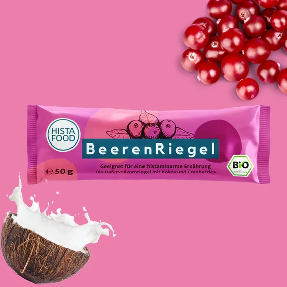 Histafood Bio Vörösáfonyás - Kókuszos szelet 
