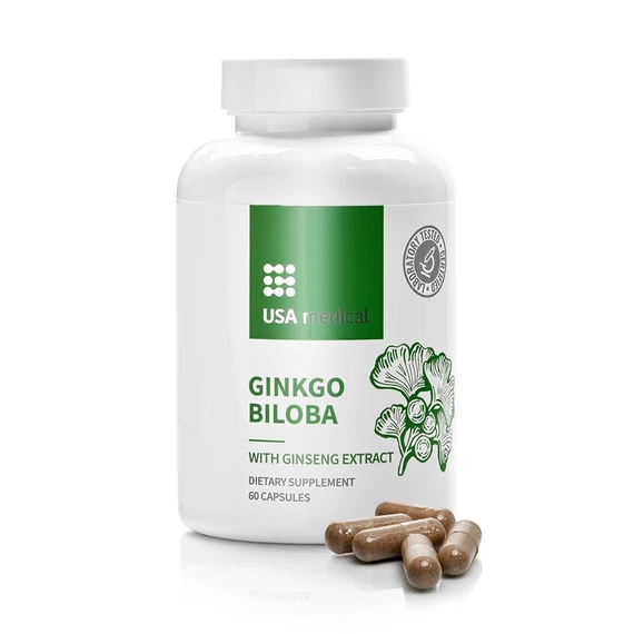 Ginkgo Biloba kapszula ginzeng kivonattal 60 db