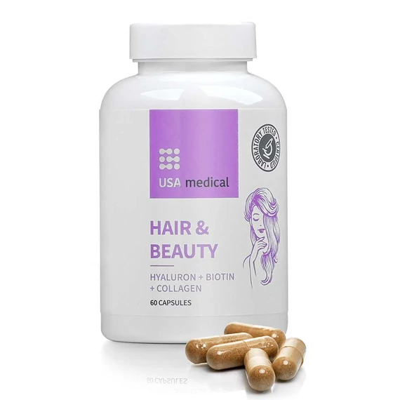  Hajvitamin kapszula hialuronnal, kollagénnel és biotinnal 60 db