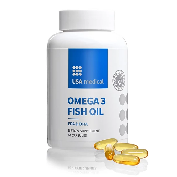 Omega 3 halolaj kapszula magas EPA & DHA tartalommal 60 db