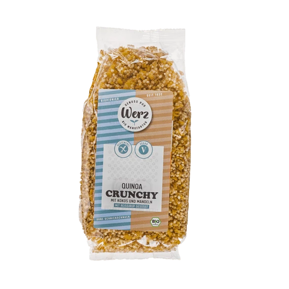 WERZ - QUINOA TELJES KIŐRLÉSŰ ROPOGÓS MÜZLI 200 G